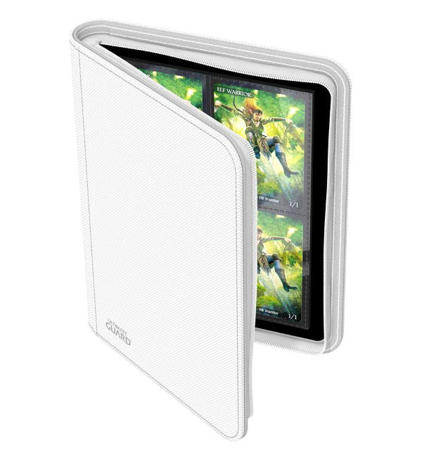 Ultimate Guard Zipfolio 160 - 8-Pocket Xenoskin - White