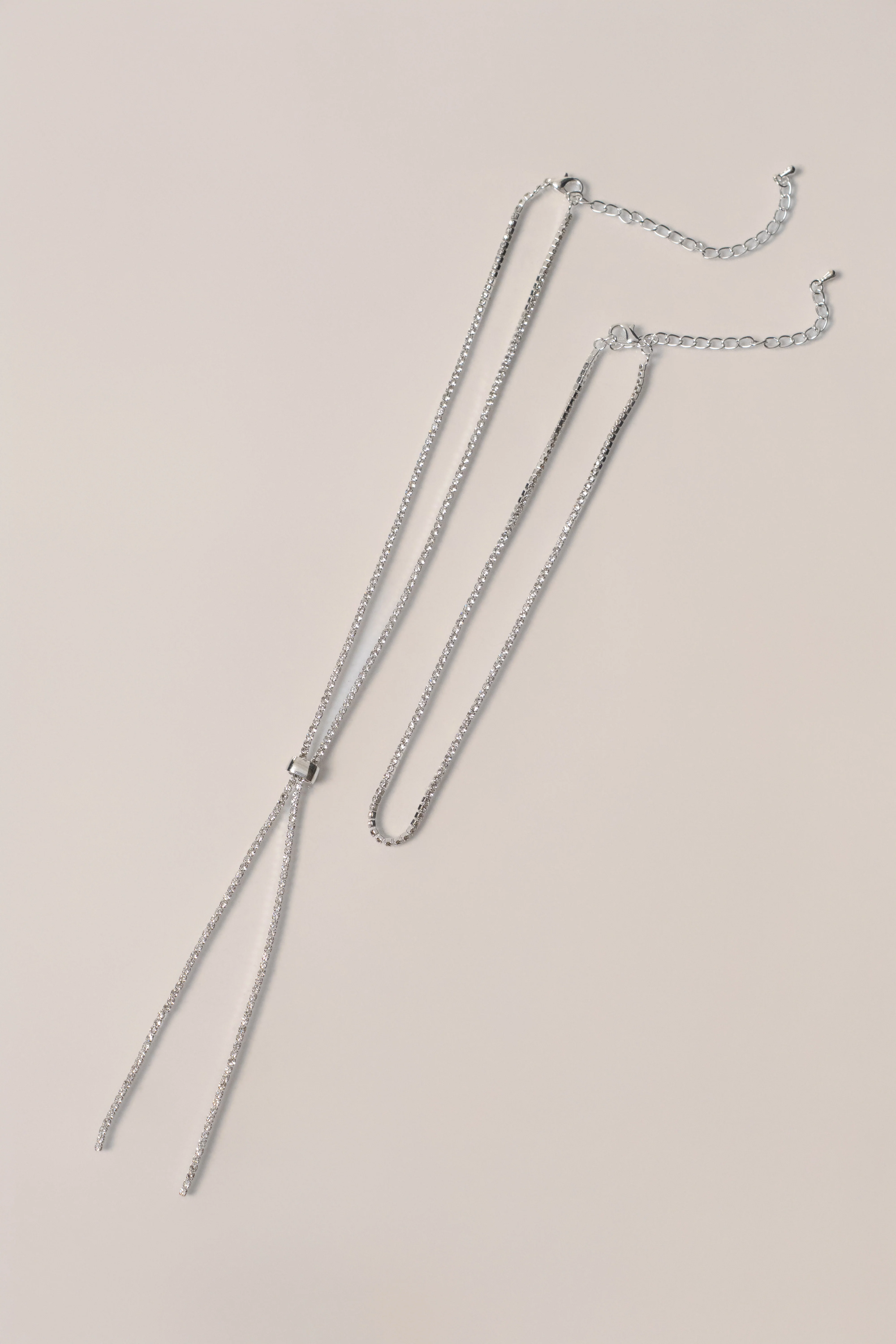 Silver  Arie Layered Necklace