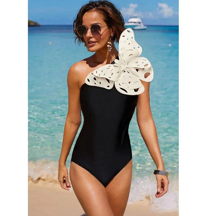 Butterfly Swimsuit  - Black