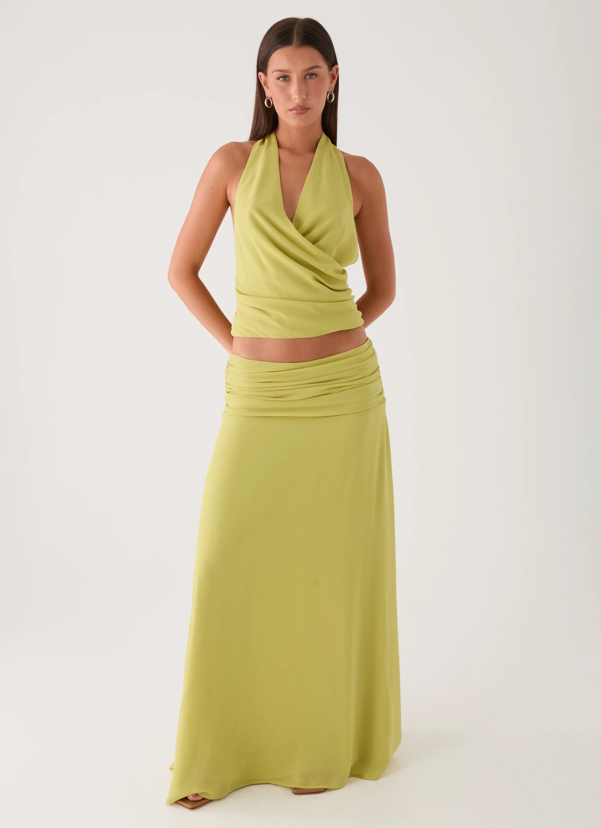 Willowmena Maxi Skirt - Lime