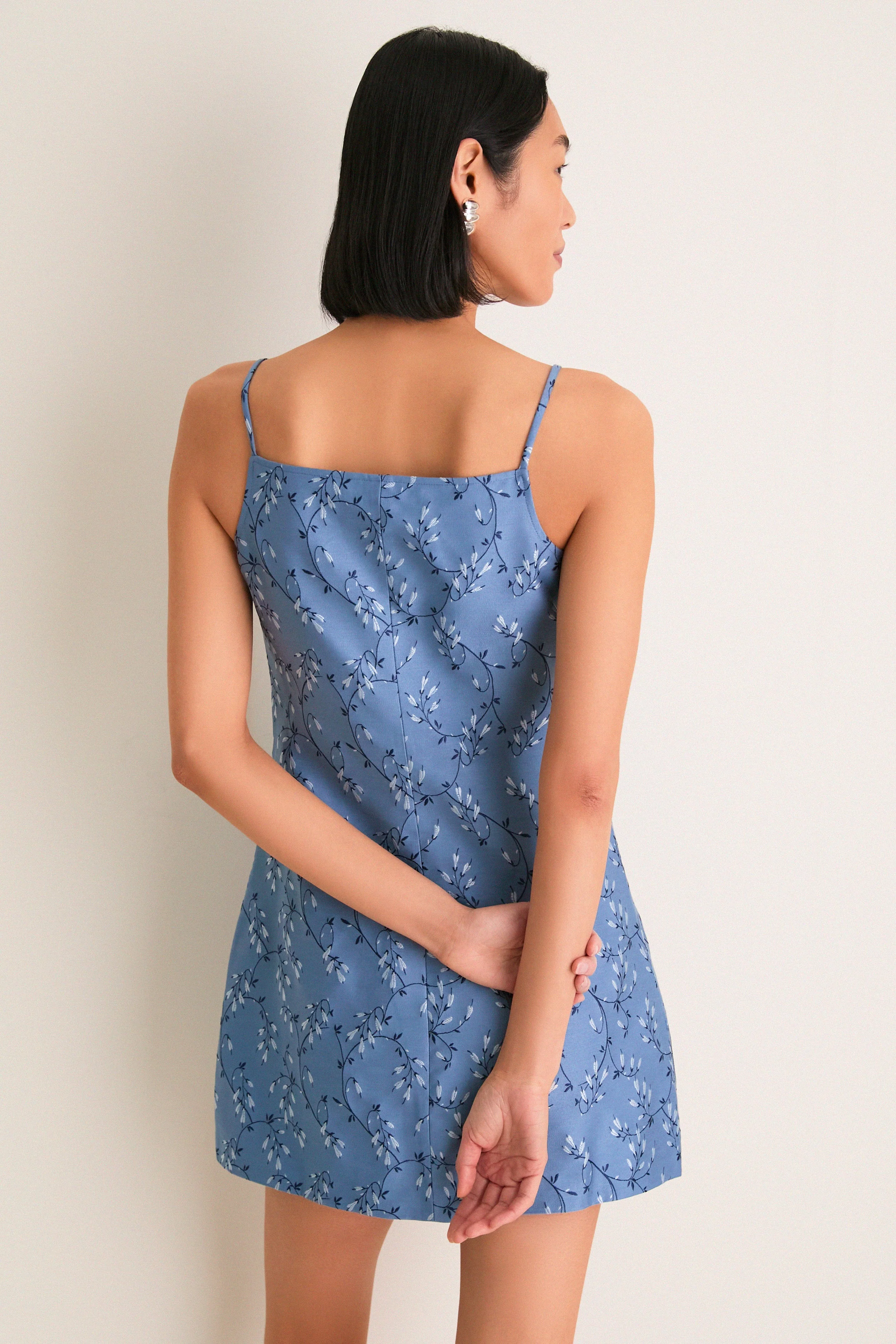 Dancing Willow Blue Fae Mini Dress