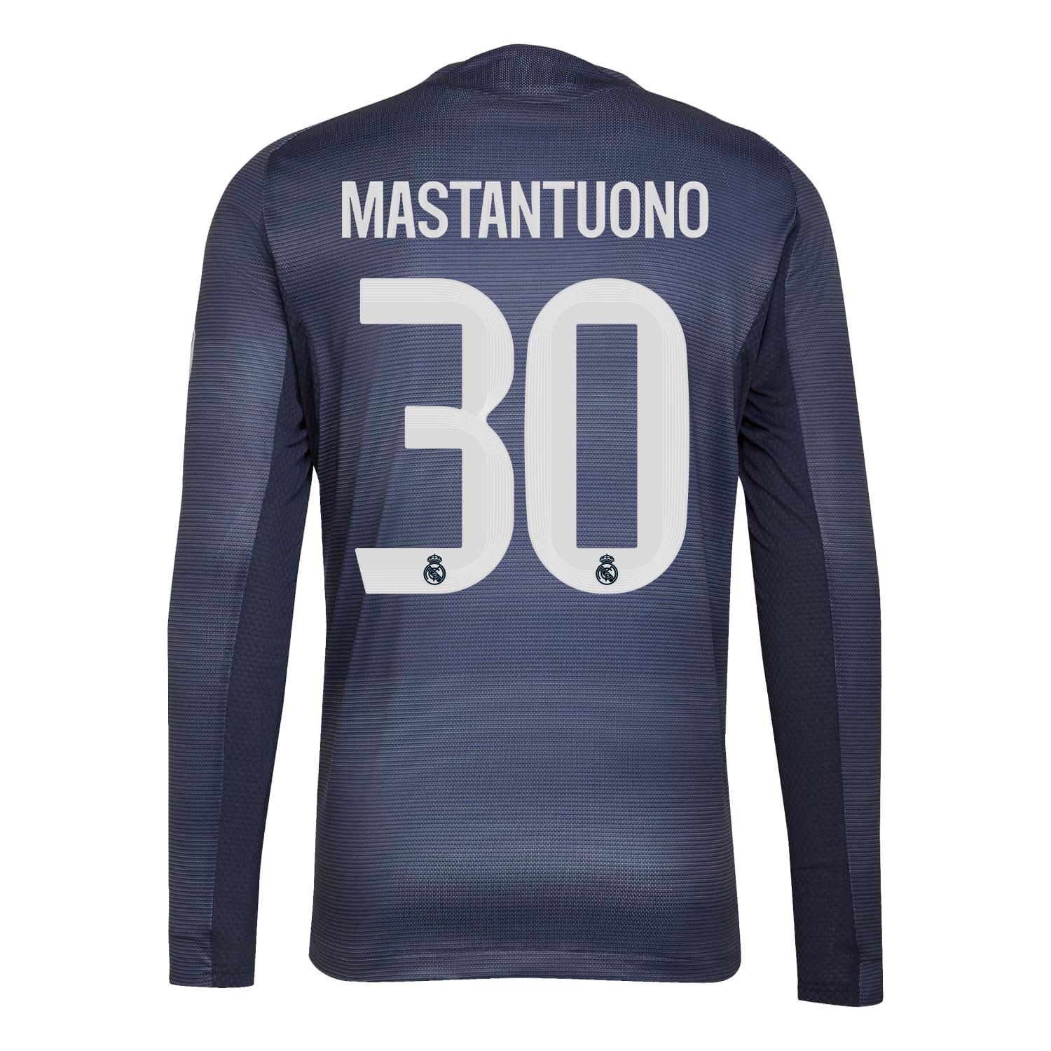 Mens Away Long Sleeve Authentic Shirt 25/26 Navy