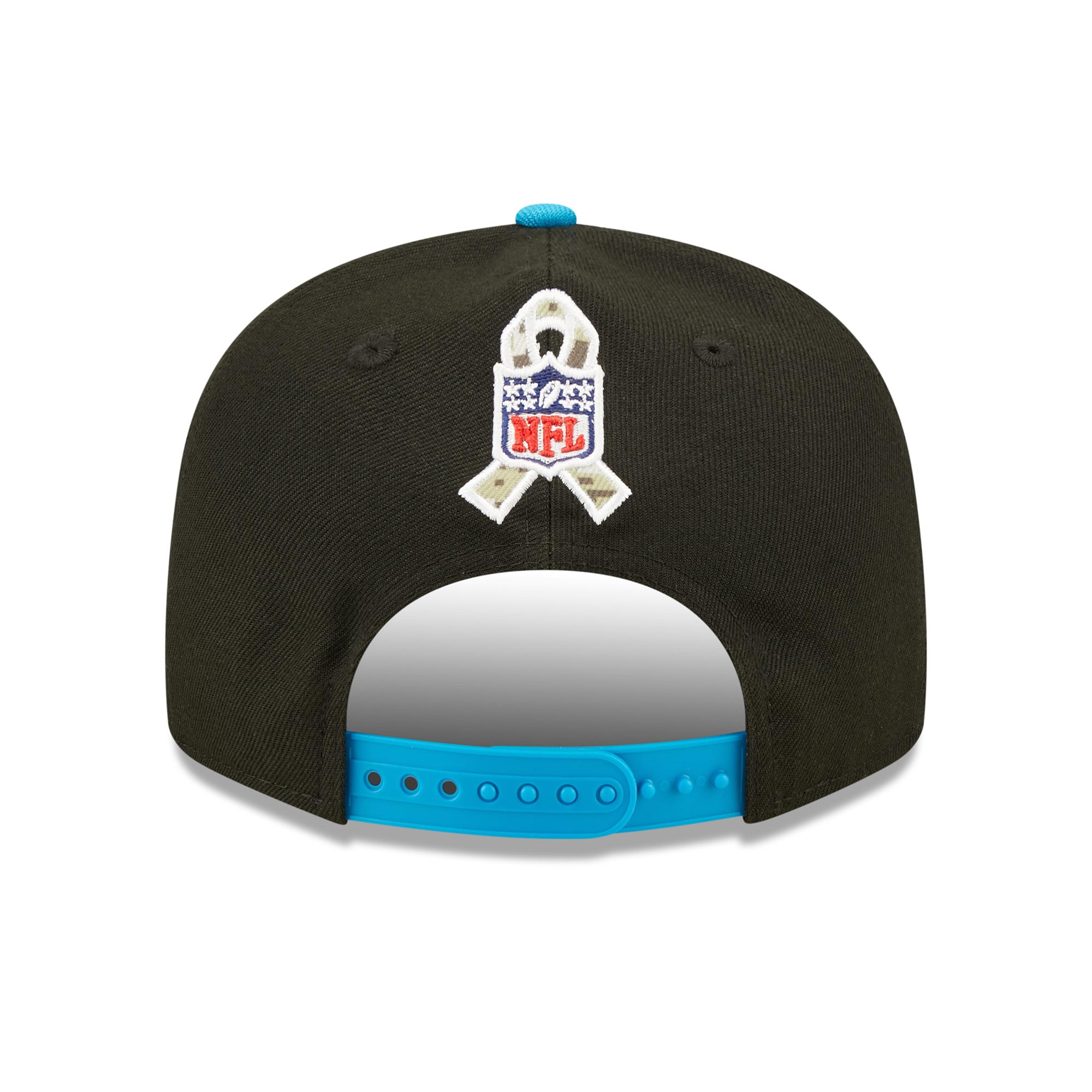 Carolina Panthers 2022 NFL On-Field Salute to Service New Era 9FIFTY Snapback Cap