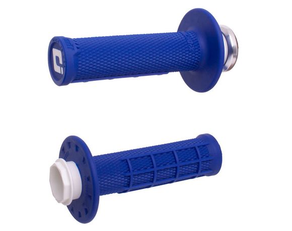 Odi Micro-X Lock-On semi-embossed handlebar grips - blue/black UniversalRef: Odi00138A / 1129633006