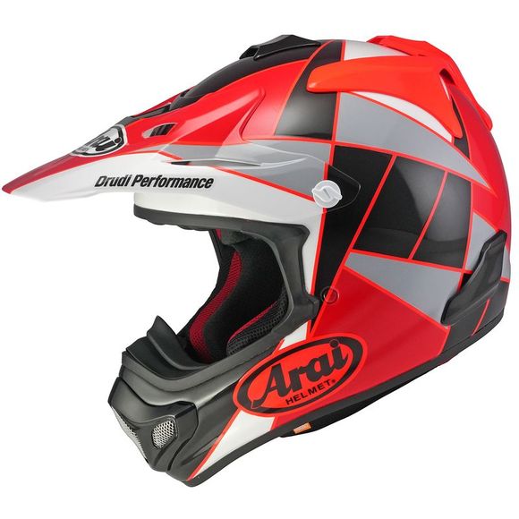 Casque cross Arai MX-V EVO PEAK 2026 - Noir / RougeRef : AI0648