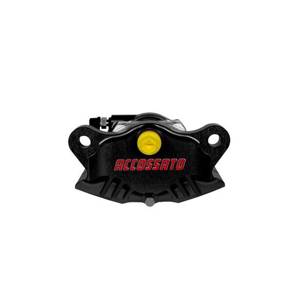 Accossato axial rear brake calipers with organic pads Universal - BlackRef: Acc0101 / Pz016N-Or