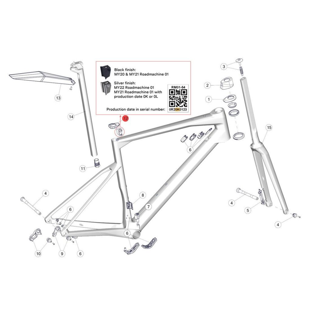 BMC Roadmachine Seat Tube Seal - 30003216 - black - 1 pc.