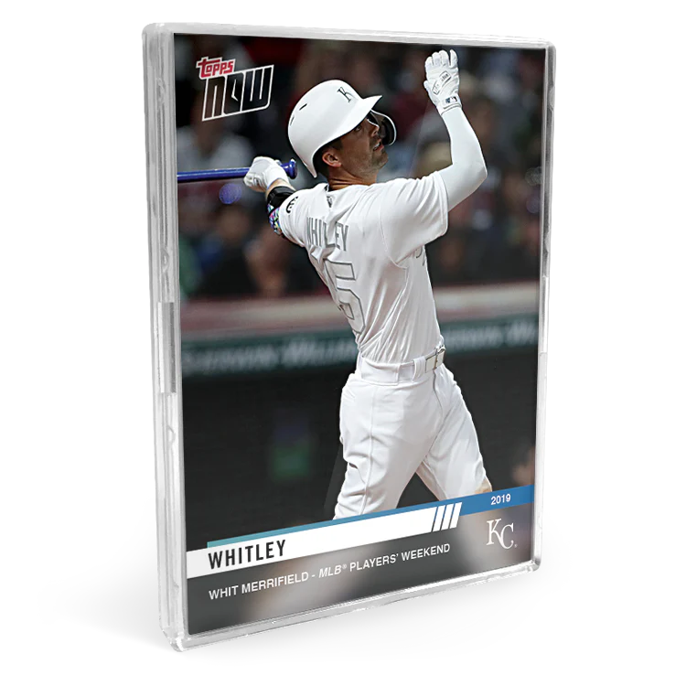 2019 Kansas City Royals TOPPS NOW® Players Weekend 6-Card Team Set + Relic Card - Print Run: 84