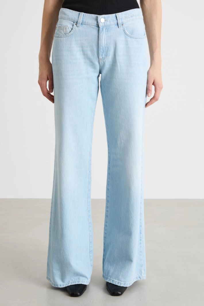 Wide-leg jeans - LIGHT BLUE