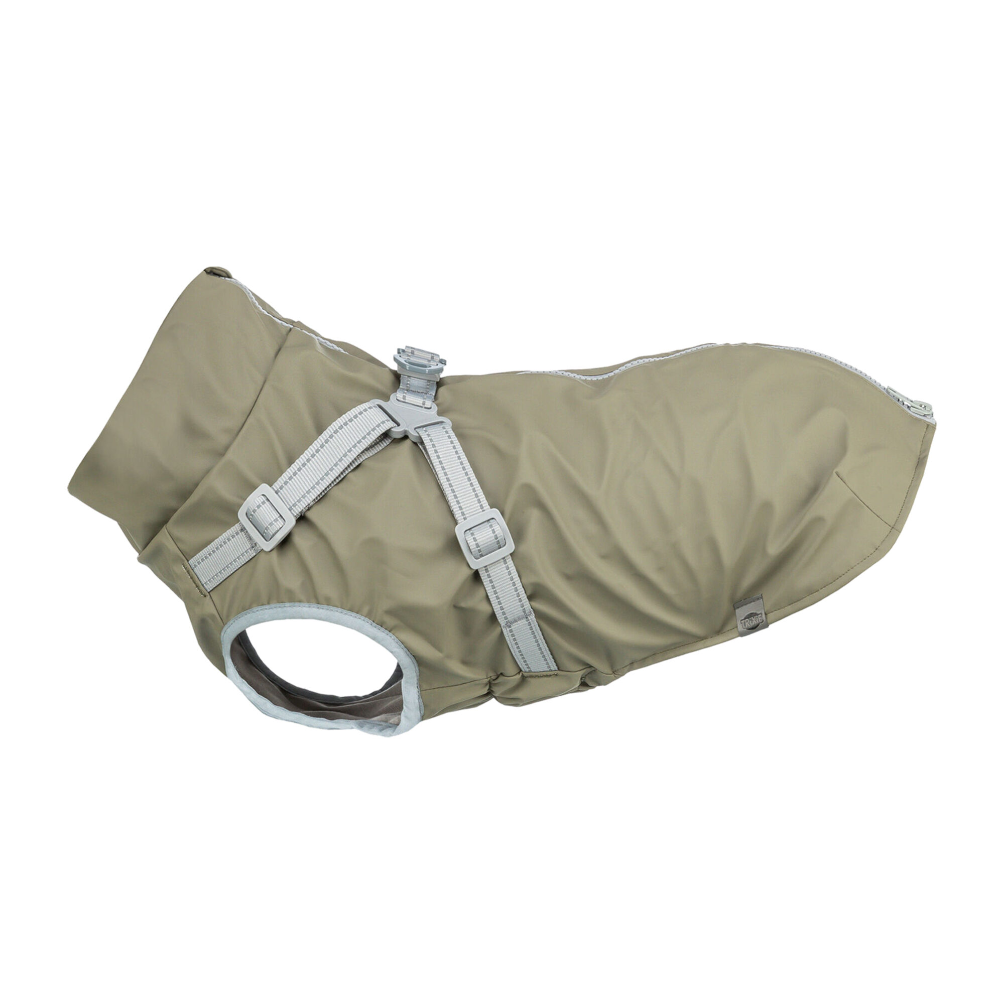 Trixie Pontis Rain Coat with Harness - Pink - XXS - 24 cm