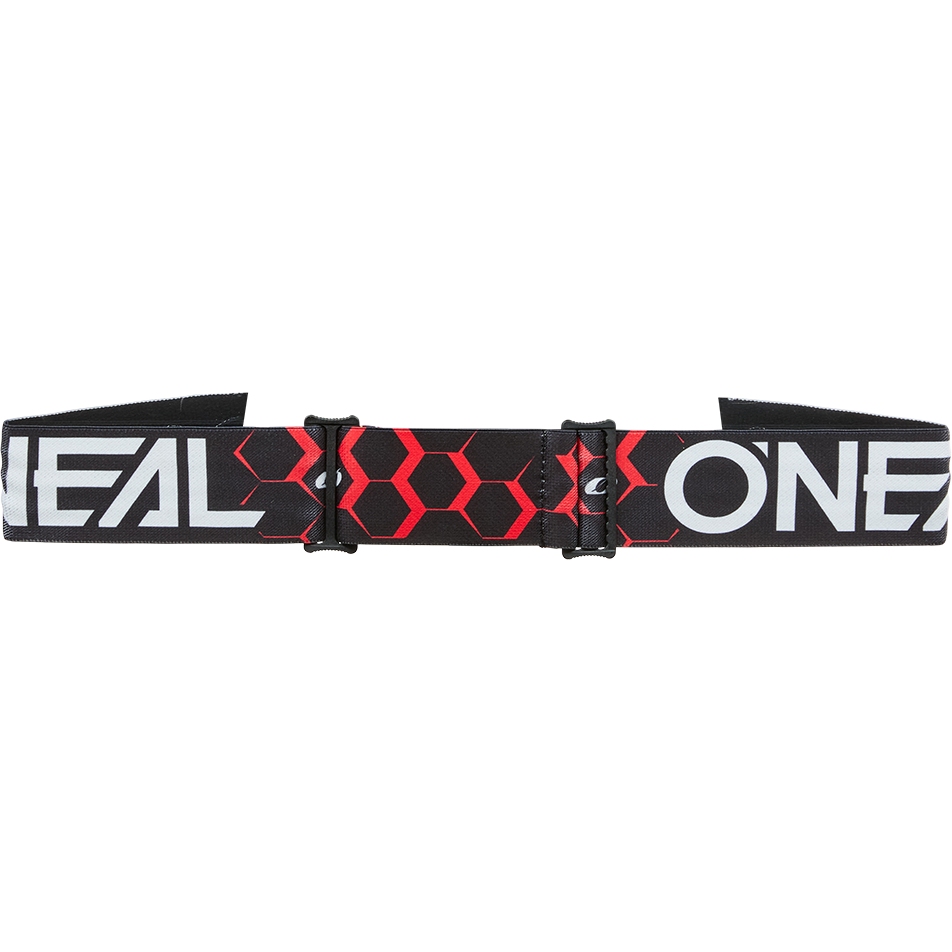 O'Neal B-33 Goggle - HEXA V.26 black/red - radium red