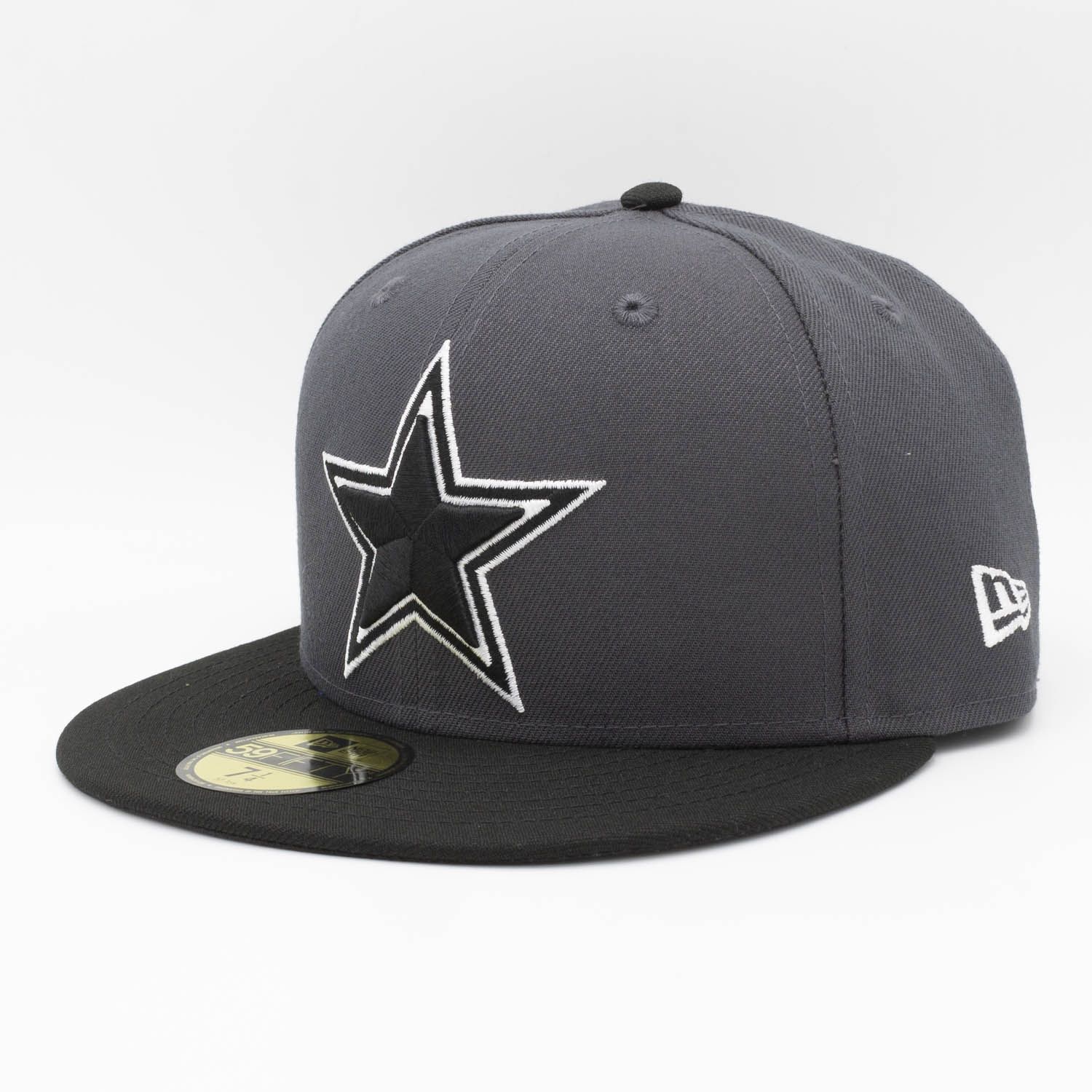 Dallas Cowboys 2-Tone New Era 59FIFTY Fitted NFL Cap Graphite/Black