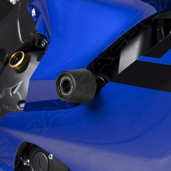 Pare-carter Barracuda Kit roulettes - NoirYAMAHA 600 YZF-R6 (RJ27) - 2017 - 2024Ref : BAR0365 / YP6101-18