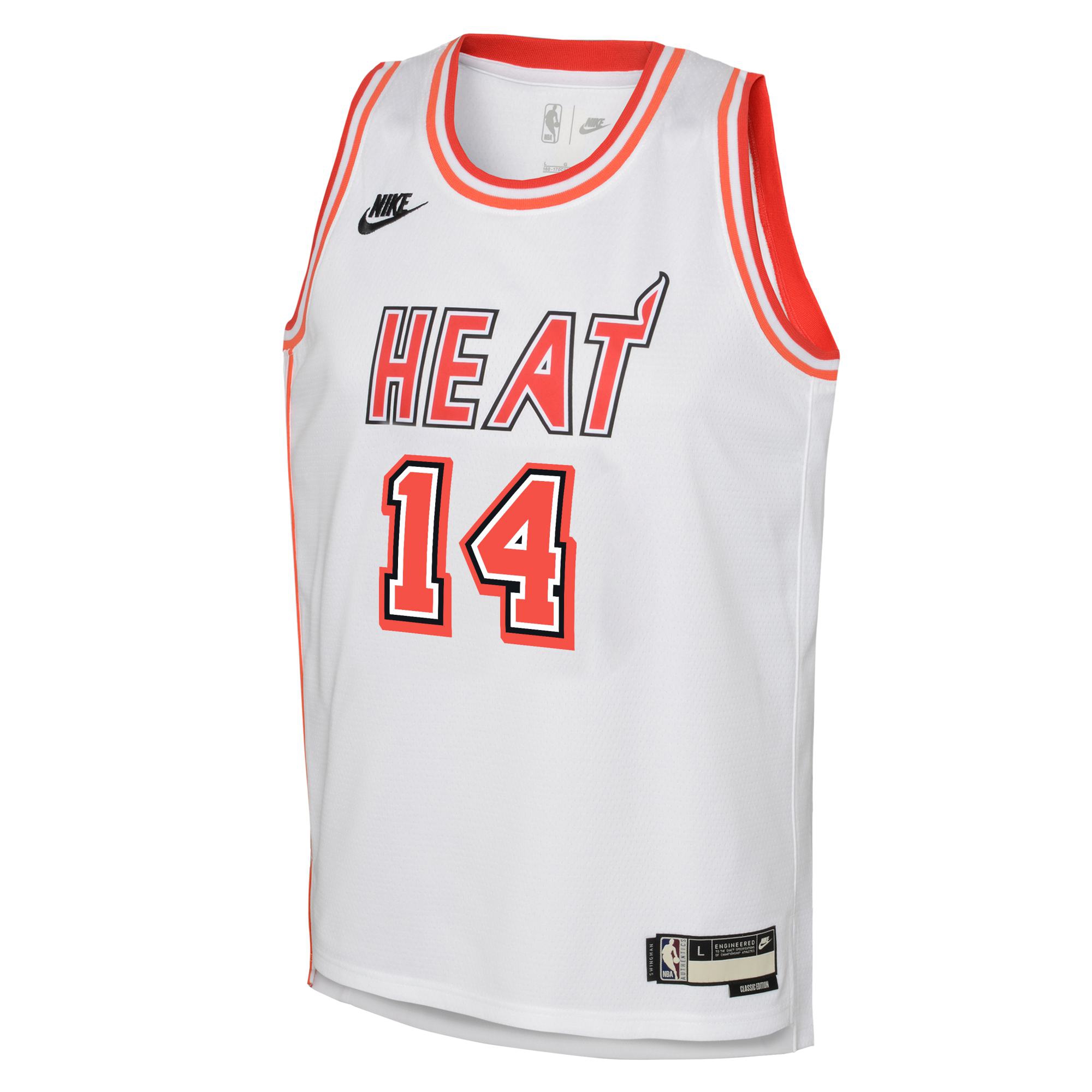 Tyler Herro #14 Miami Heat Hardwood Classics Nike Swingman NBA Jersey (YOUTH)