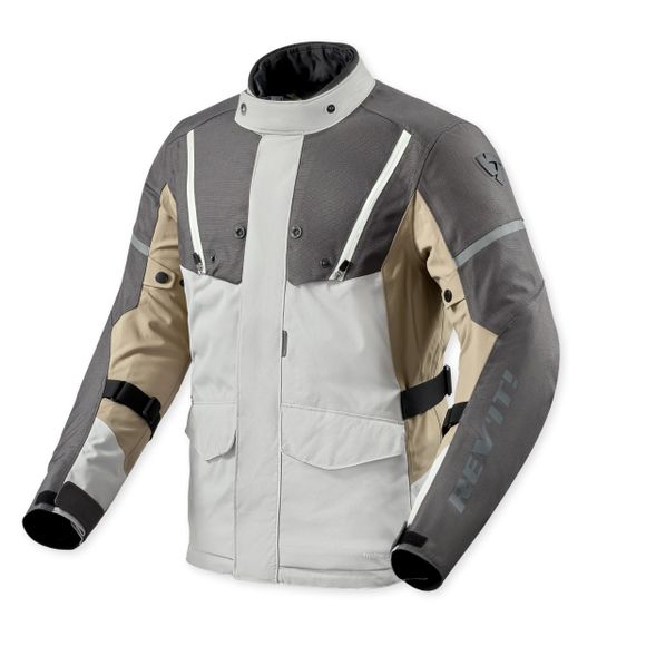 Motorcycle jacket Rev it Horizon 3 H2O - Gray / BeigeRef: RI1379