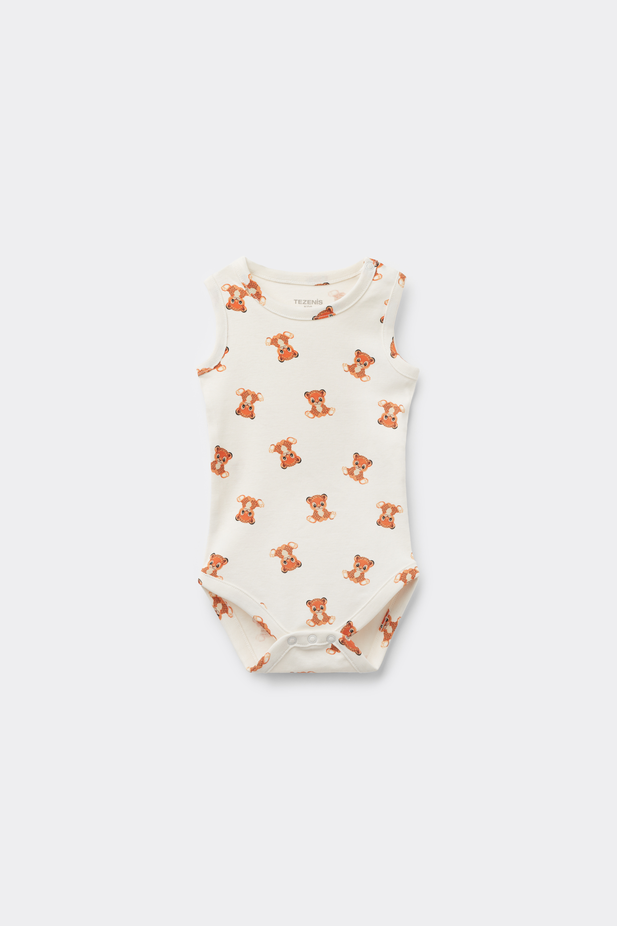 Baby Printed Pure Cotton Bodysuit with Wide Shoulder Straps