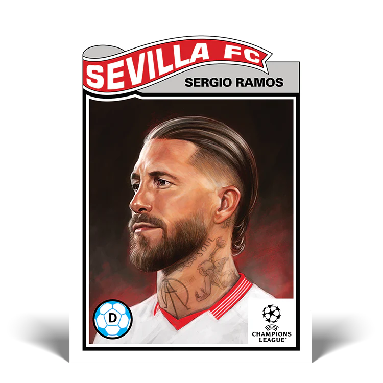 Topps UK - UCC Living Set Card #628 - Sergio Ramos