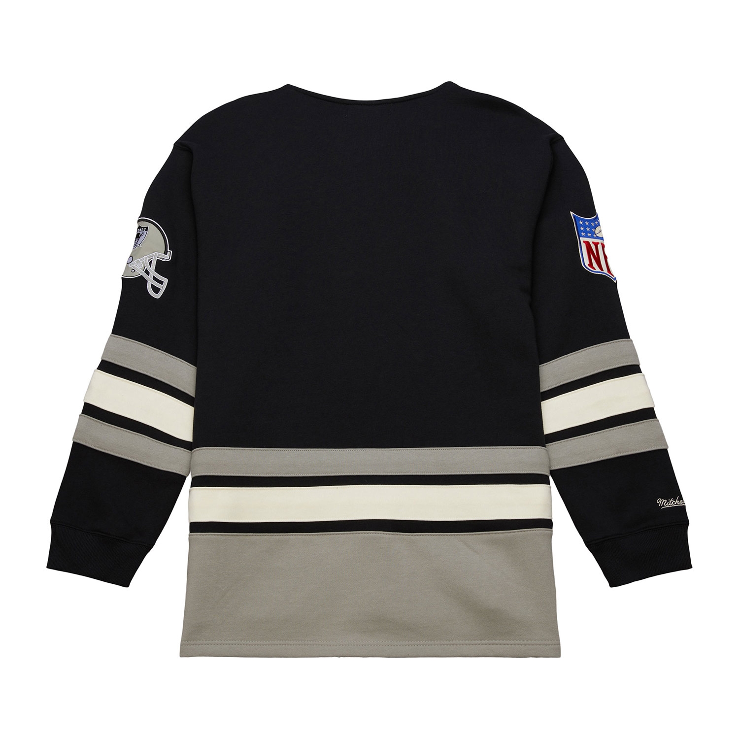 Las Vegas Raiders Mitchell & Ness Heritage NFL Lace-Up Jersey Crew