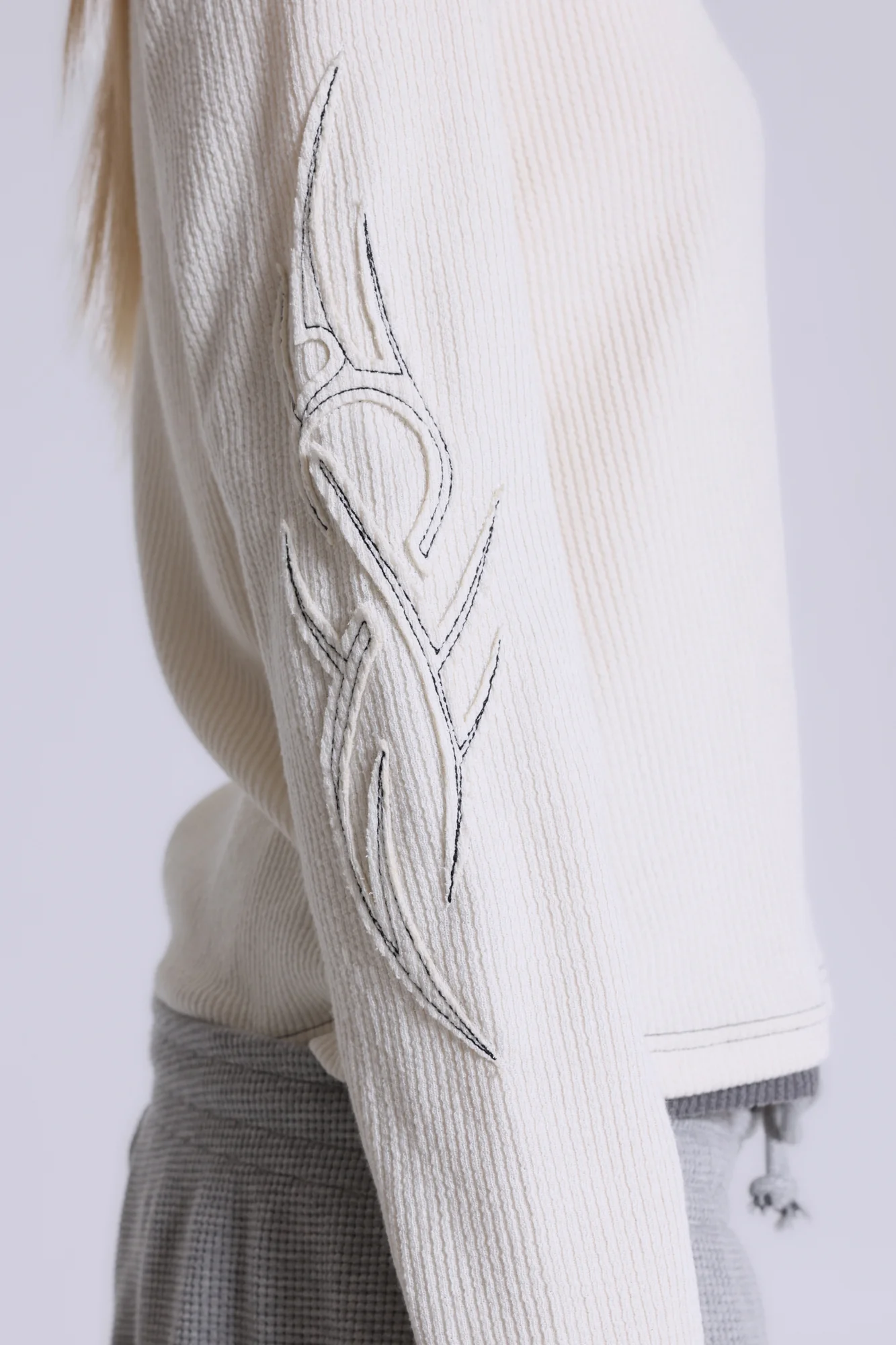 Off White Tattoo Applique Tee