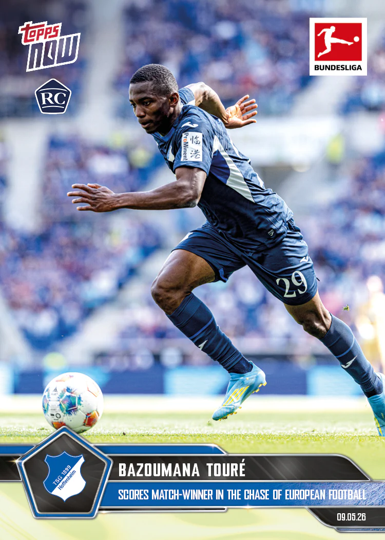 Bazoumana Touré - 2025-26 Bundesliga Topps NOW® - Card 189 - PR: 359