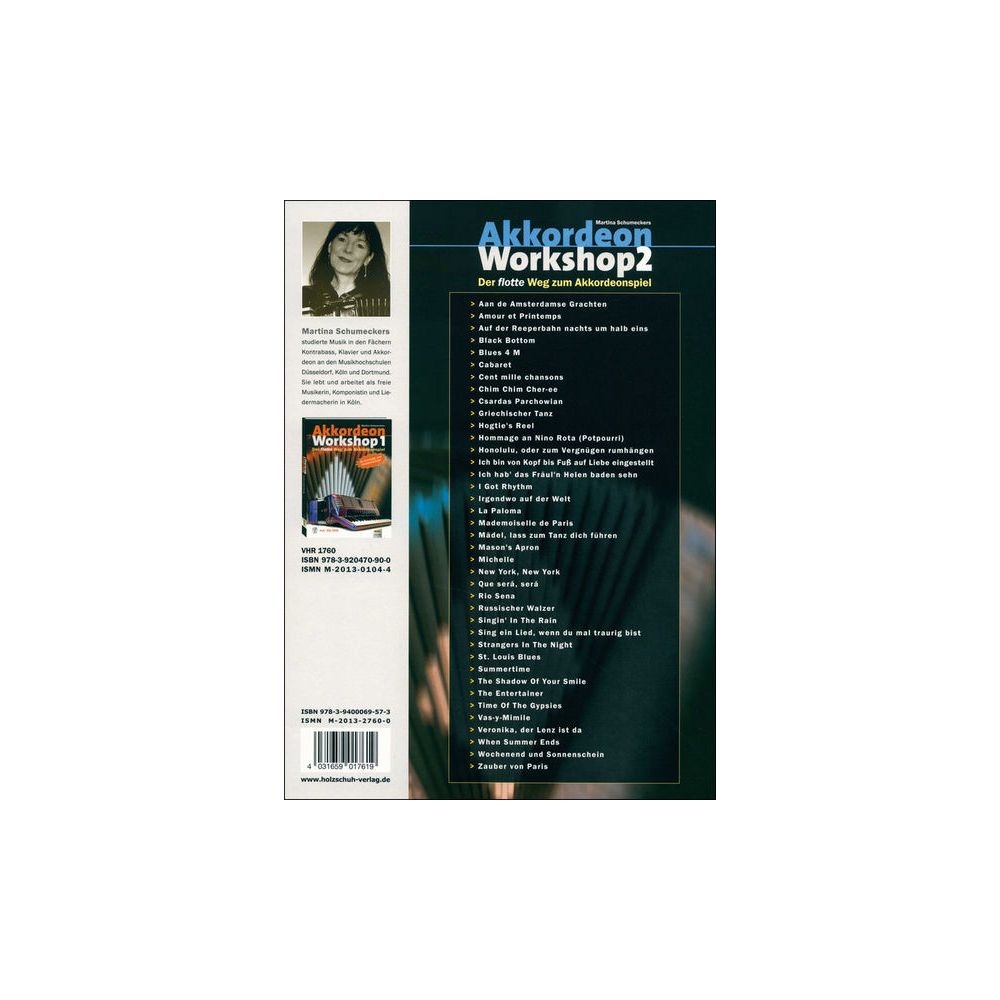 Holzschuh Verlag Akkordeon Workshop 2 – Thomann Ireland