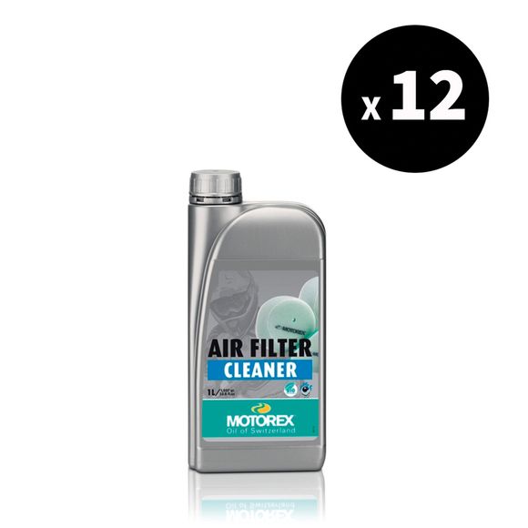 Nettoyant filtre à air Motorex Air Filter Cleaner biodegradable - 1L x12 UniverselRef : MX00234A / 3062693