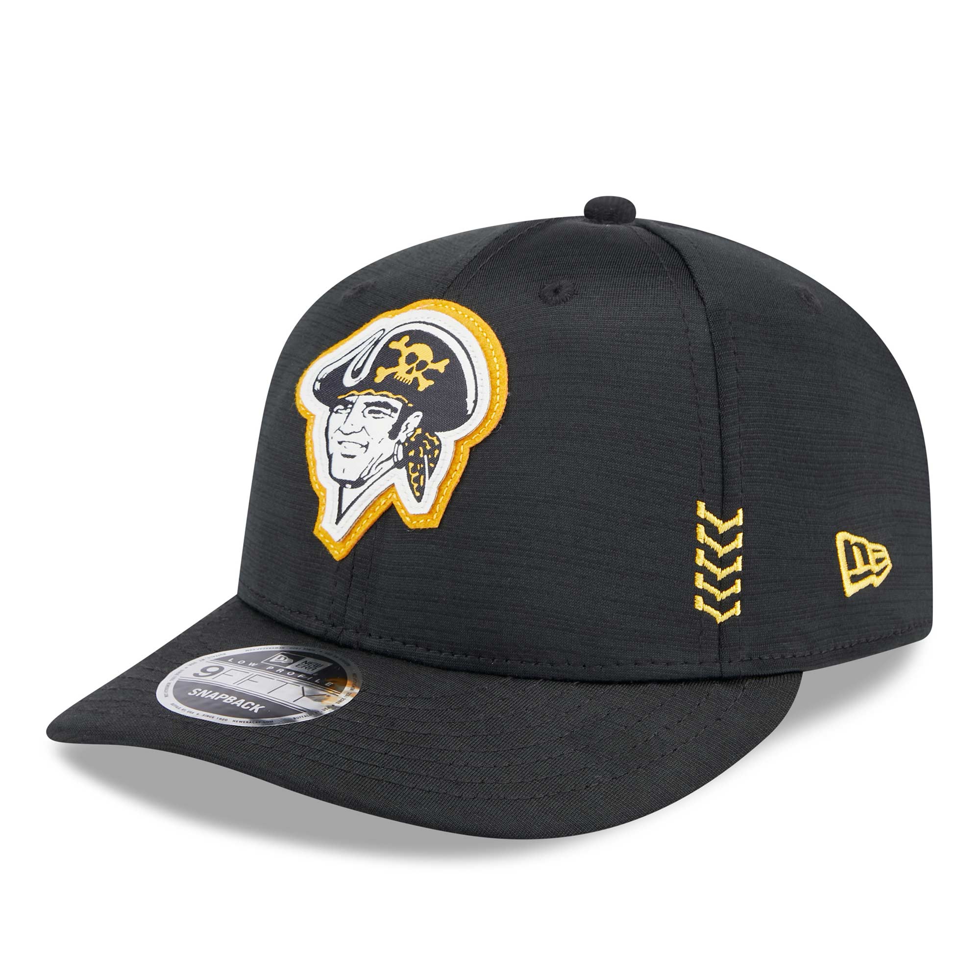 Pittsburgh Pirates 2024 MLB Clubhouse New Era Low Profile 9FIFTY Snapback Cap Black