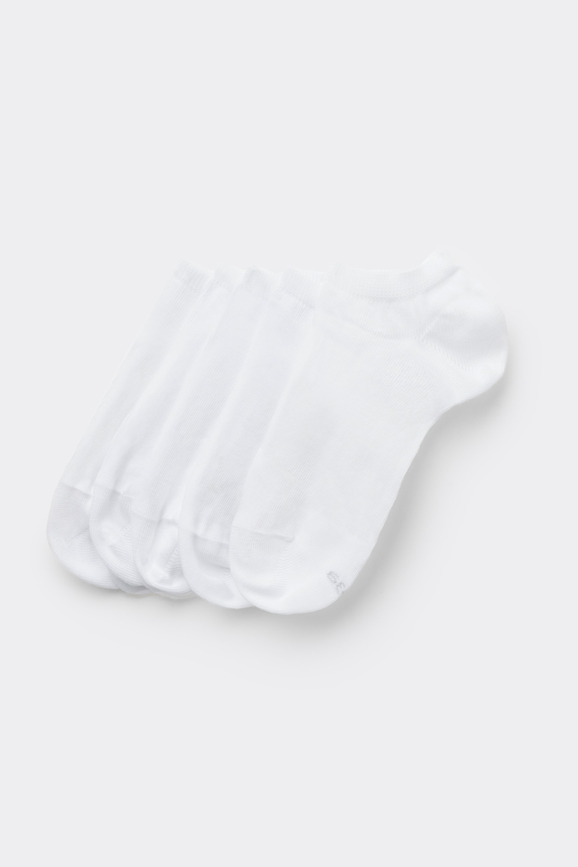 5 Pairs of Unisex Plain Colour Cotton Trainer Socks