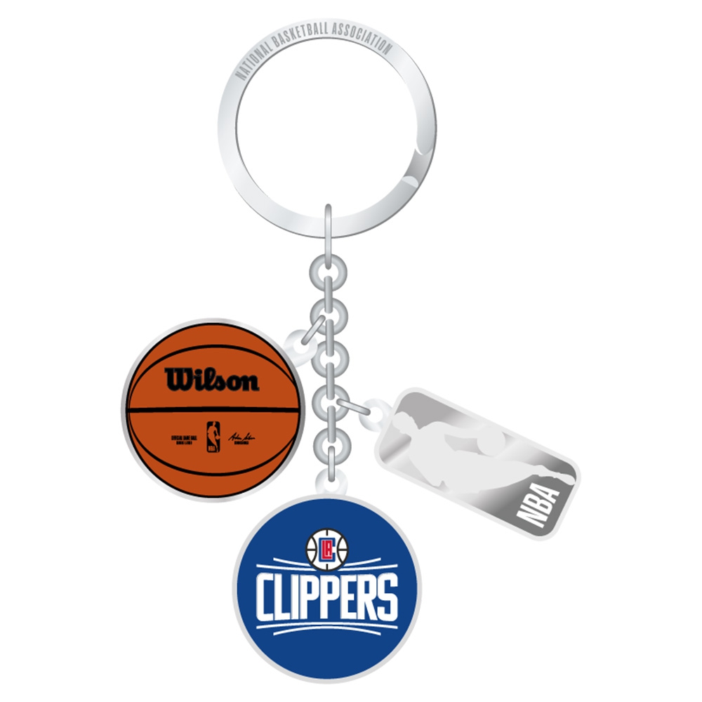 Los Angeles Clippers NBA Charm Key Ring