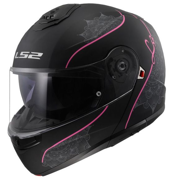 Modular headphones LS2 FF908 Strobe II - Lux - Black / RoseRef: LS0859