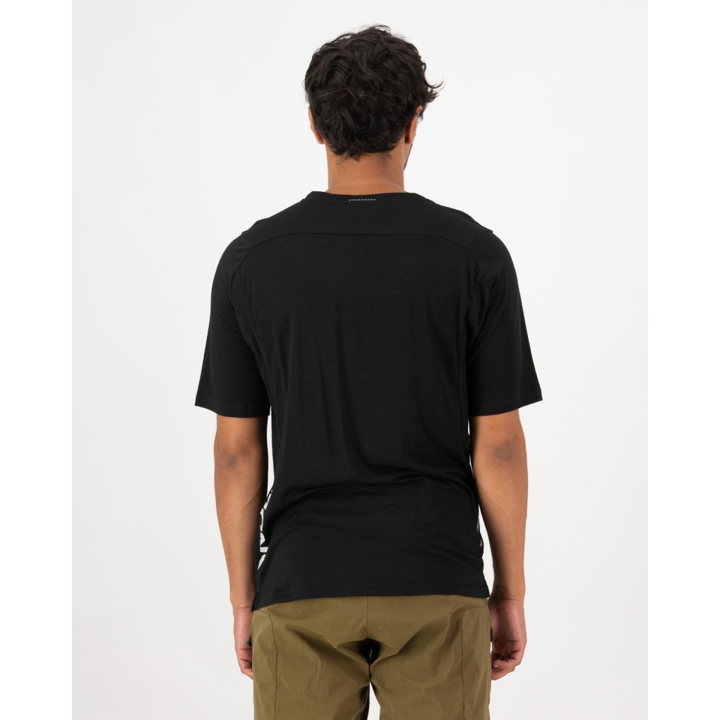 Mons Royale Diversion Merino Bike Short Sleeve Jersey Men - black