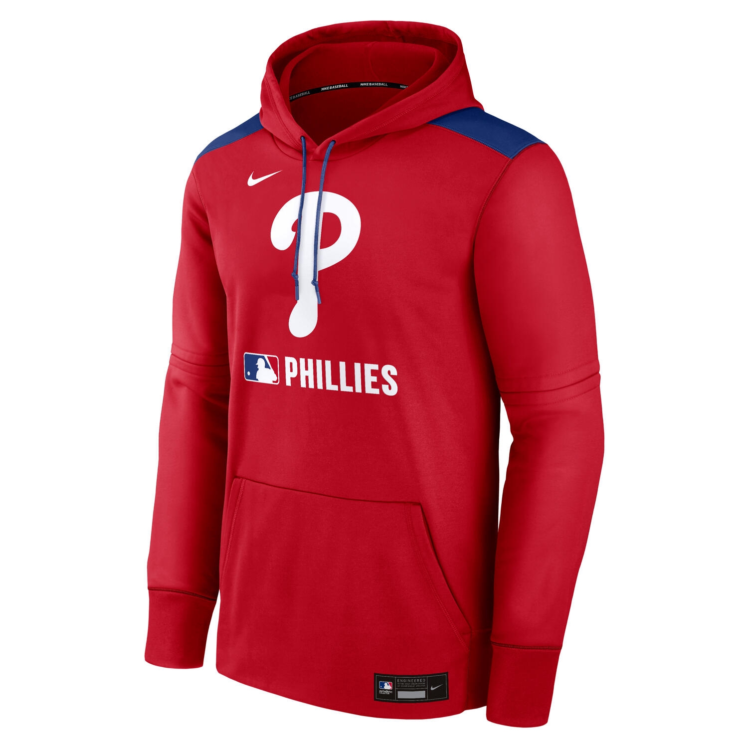 Philadelphia Phillies 2025 MLB Authentic Performance Therma Hoodie Red