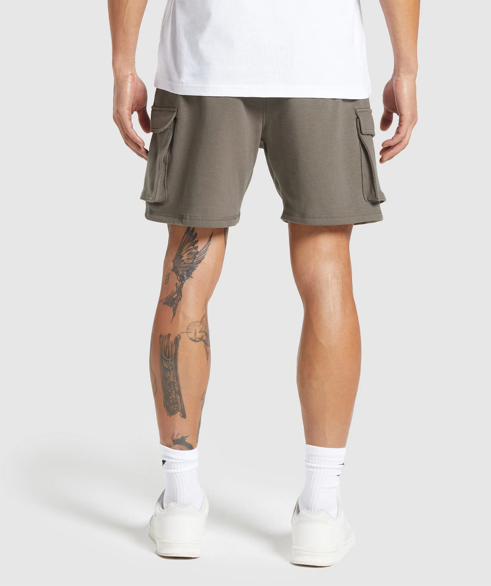 Crest Cargo Shorts Camo Brown