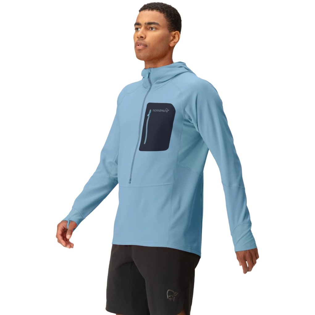 Norrona senja warm1 Hood Pullover Men - Trooper