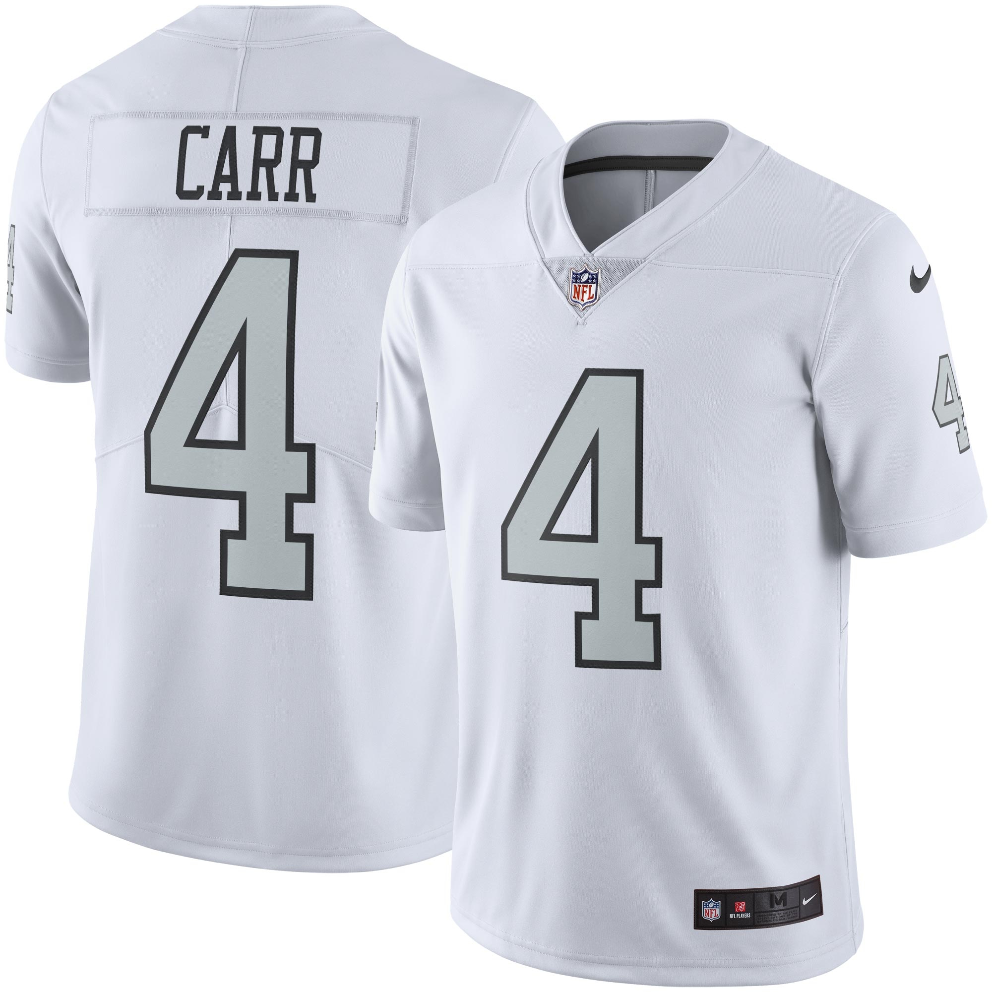 Derek Carr #4 Las Vegas Raiders Nike Vapor Limited NFL Jersey Alternate White