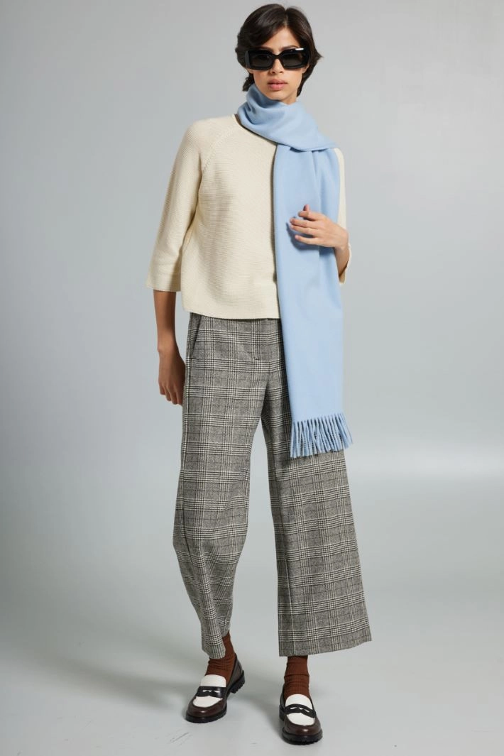 Textured sweater - BUTTER