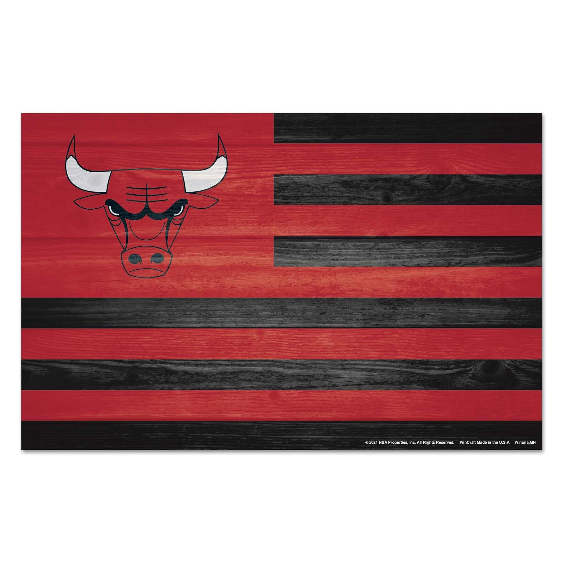 Chicago Bulls Americana WinCraft NBA Wood Sign