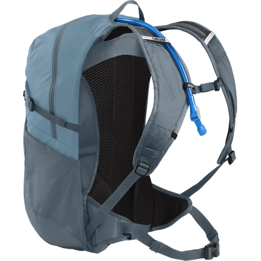 CamelBak Fourteener 24 Hydration Hiking Pack Women + 3L Reservoir - smoke blue/fiery coral