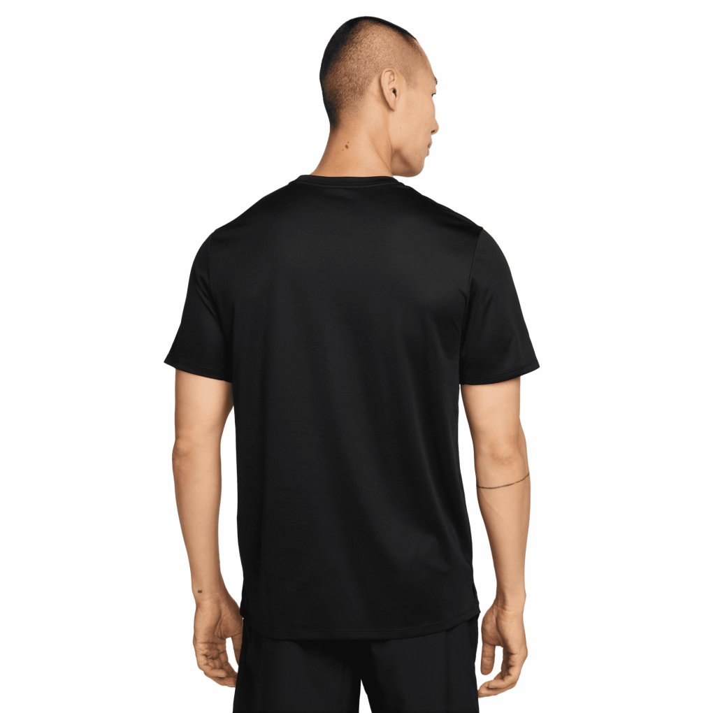 Nike Dri-FIT UV Miler Running Shirt Men - black/black/reflective silver IF2082-010