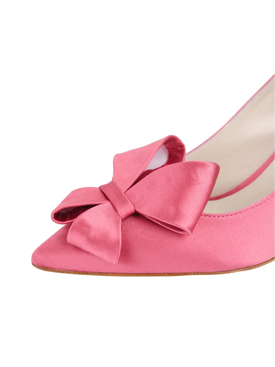 Caitlin Pointed Toe Pump Satin