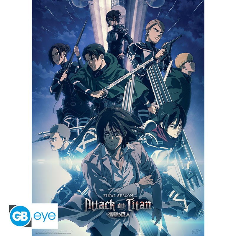 ATTACK ON TITAN Poster S4 Group (52x38cm)