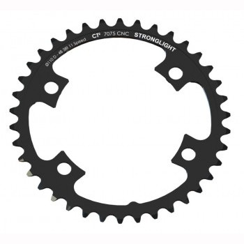 Stronglight CT2 Road Chainring - 4-Arm - 110mm - Shimano Ultegra FC-R8000 + FC-R8050 - black
