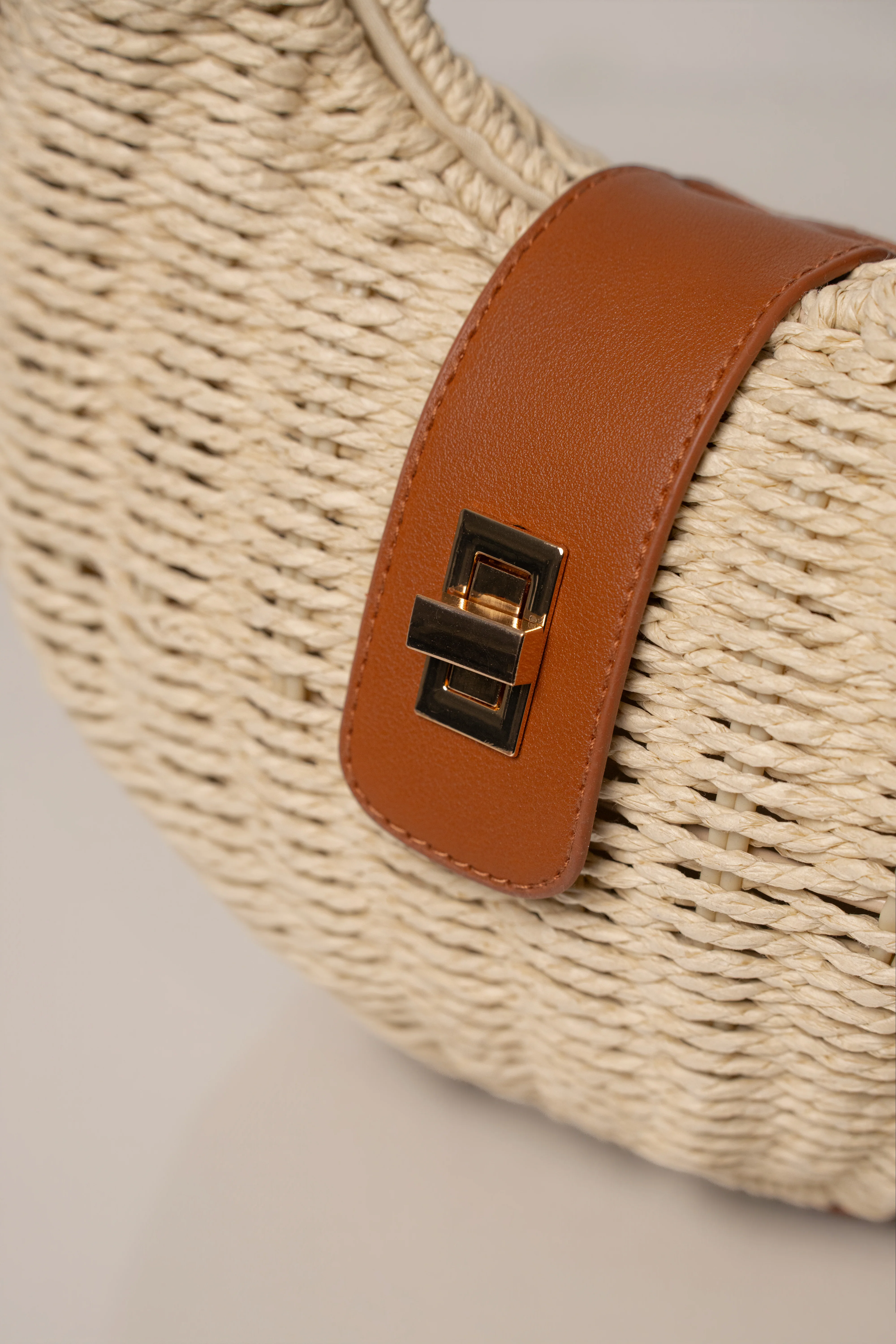 Beige Coastal Escape Handbag