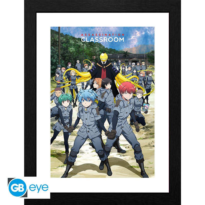 ASSASSINATION CLASSROOM Framed print 3-E Class