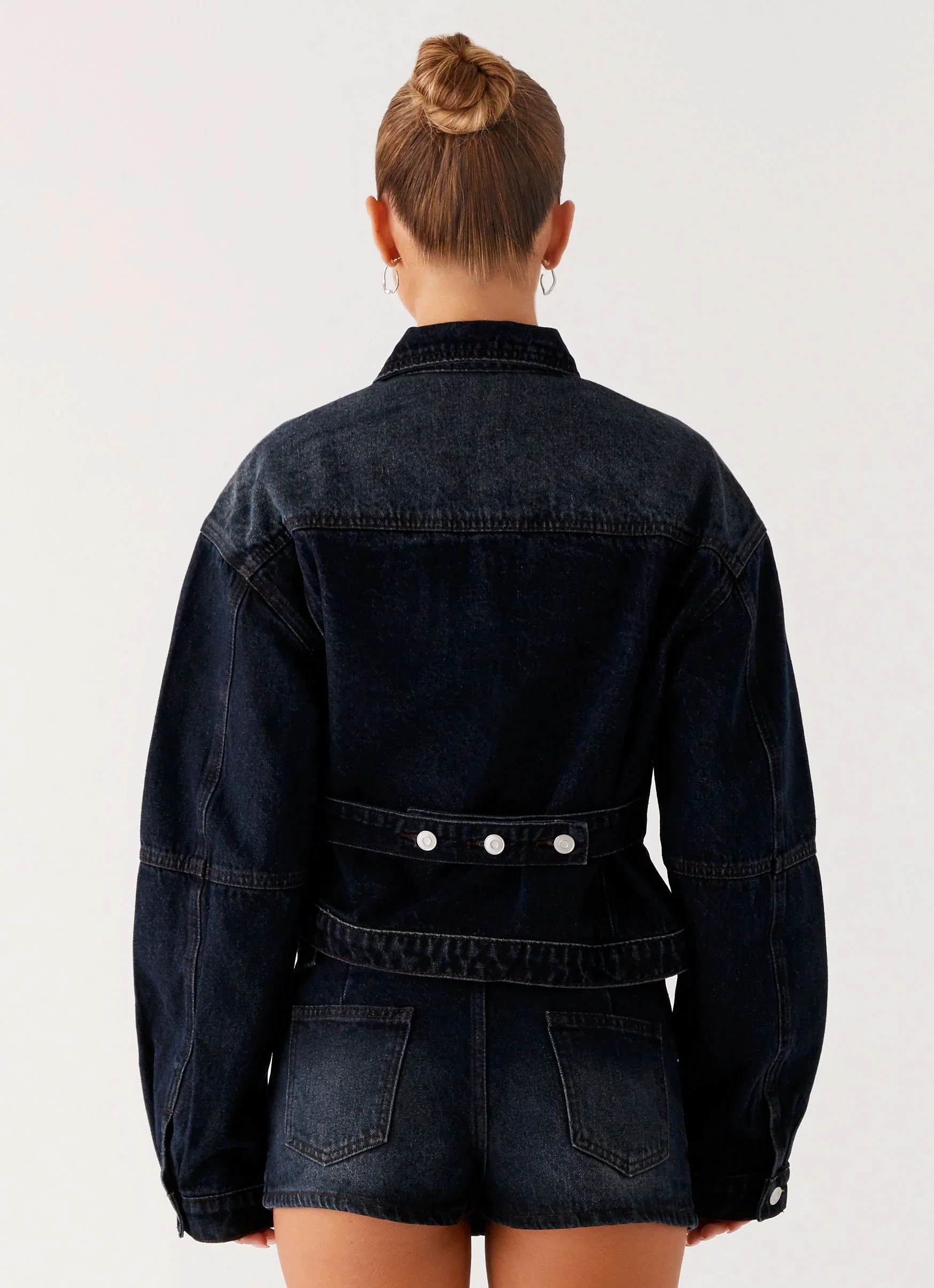 Tropics Denim Jacket - Washed Dark Blue