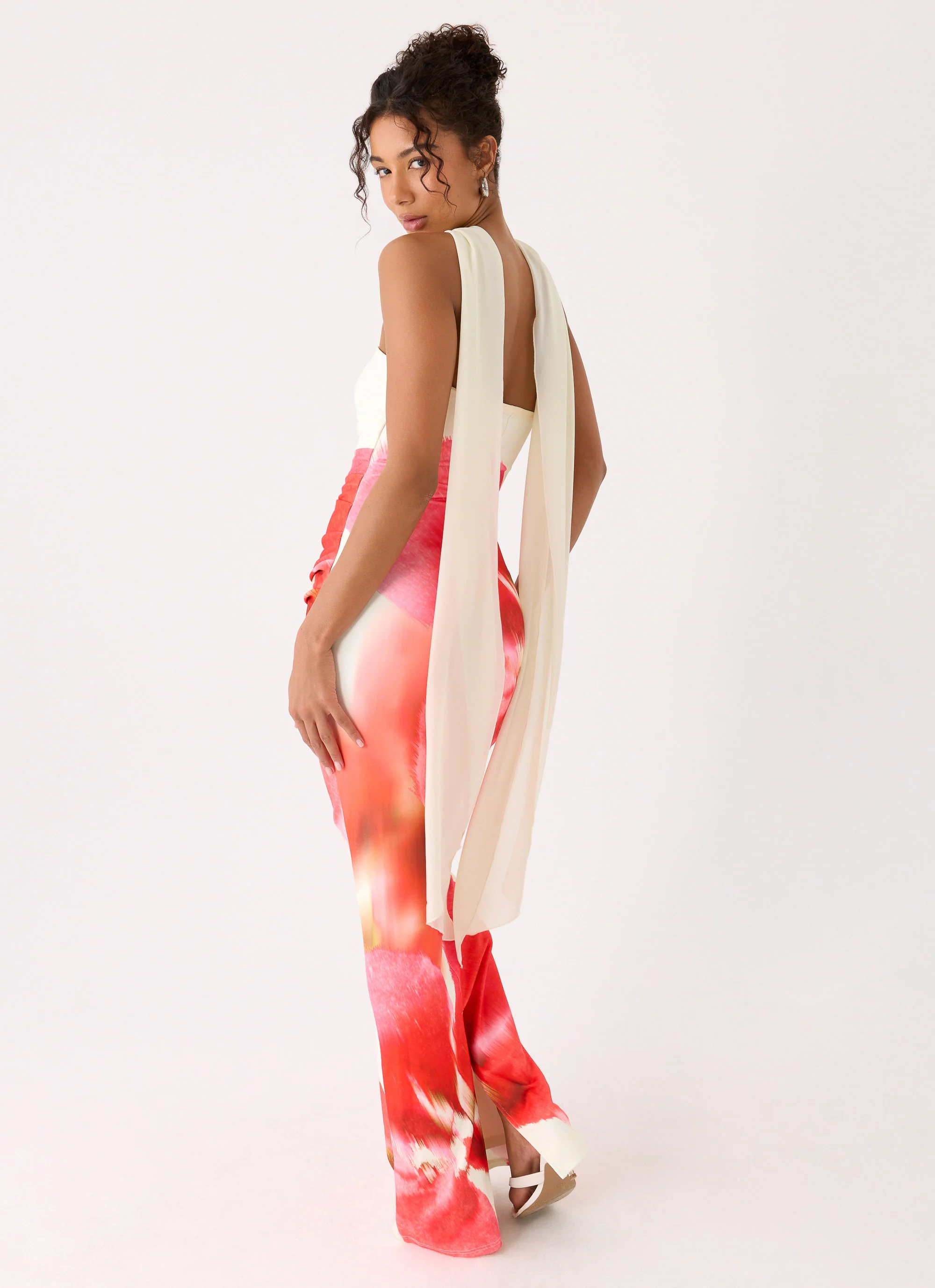 Libra Maxi Dress - Porcelain Rose