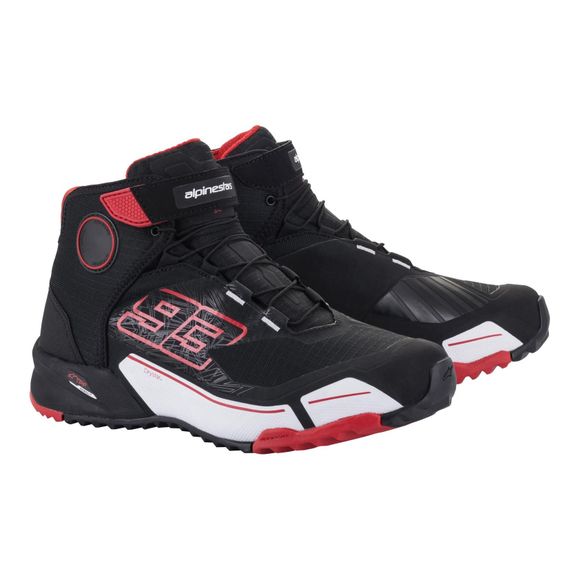 Motorcycle Sneakers Alpinestars Cr -X Drystar Mm93 - Black / RedRef: AP3955