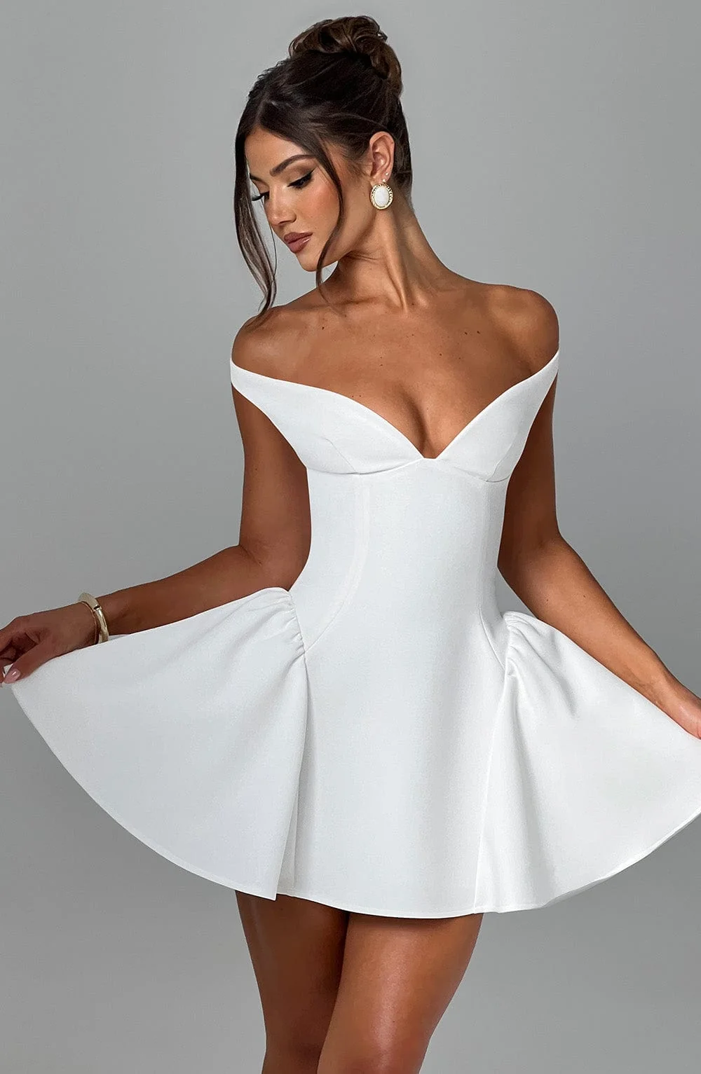 Marla Mini Dress - Ivory