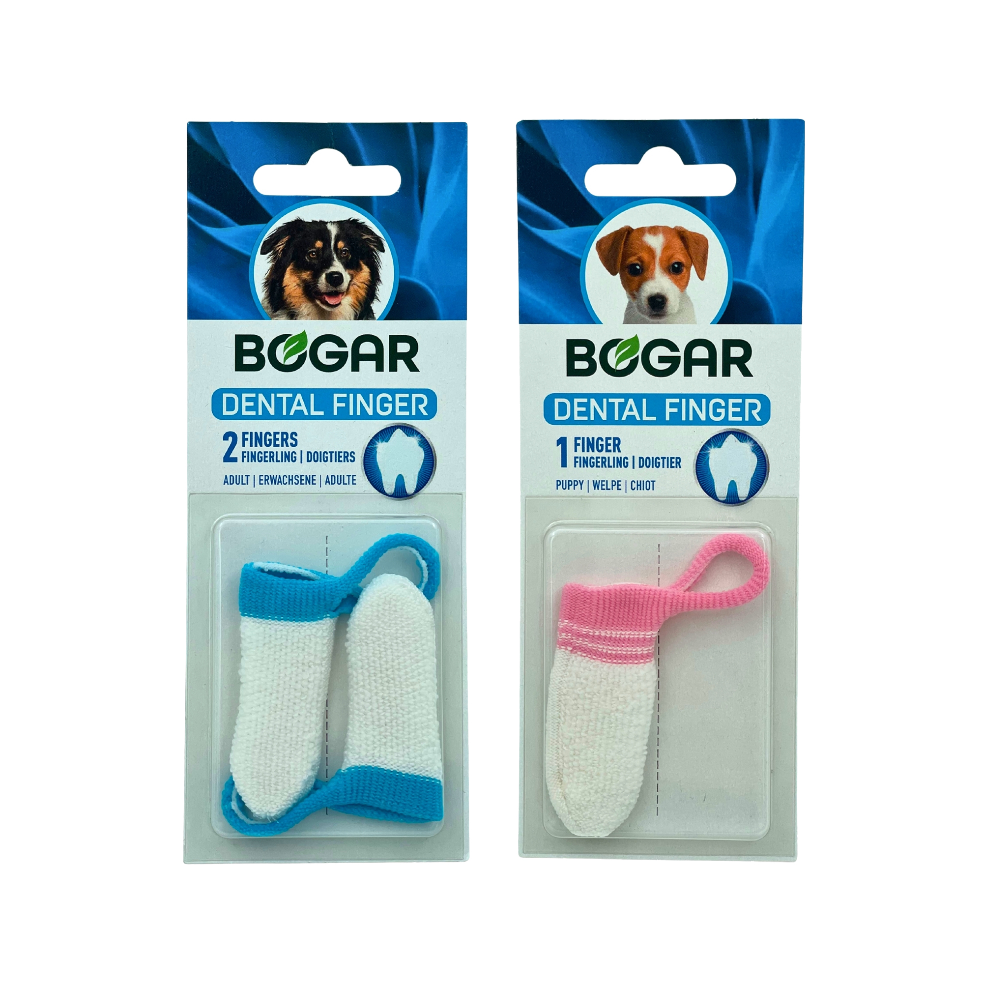 Bogar Anti-Plaque Finger for Puppies - 2  Packs of 1