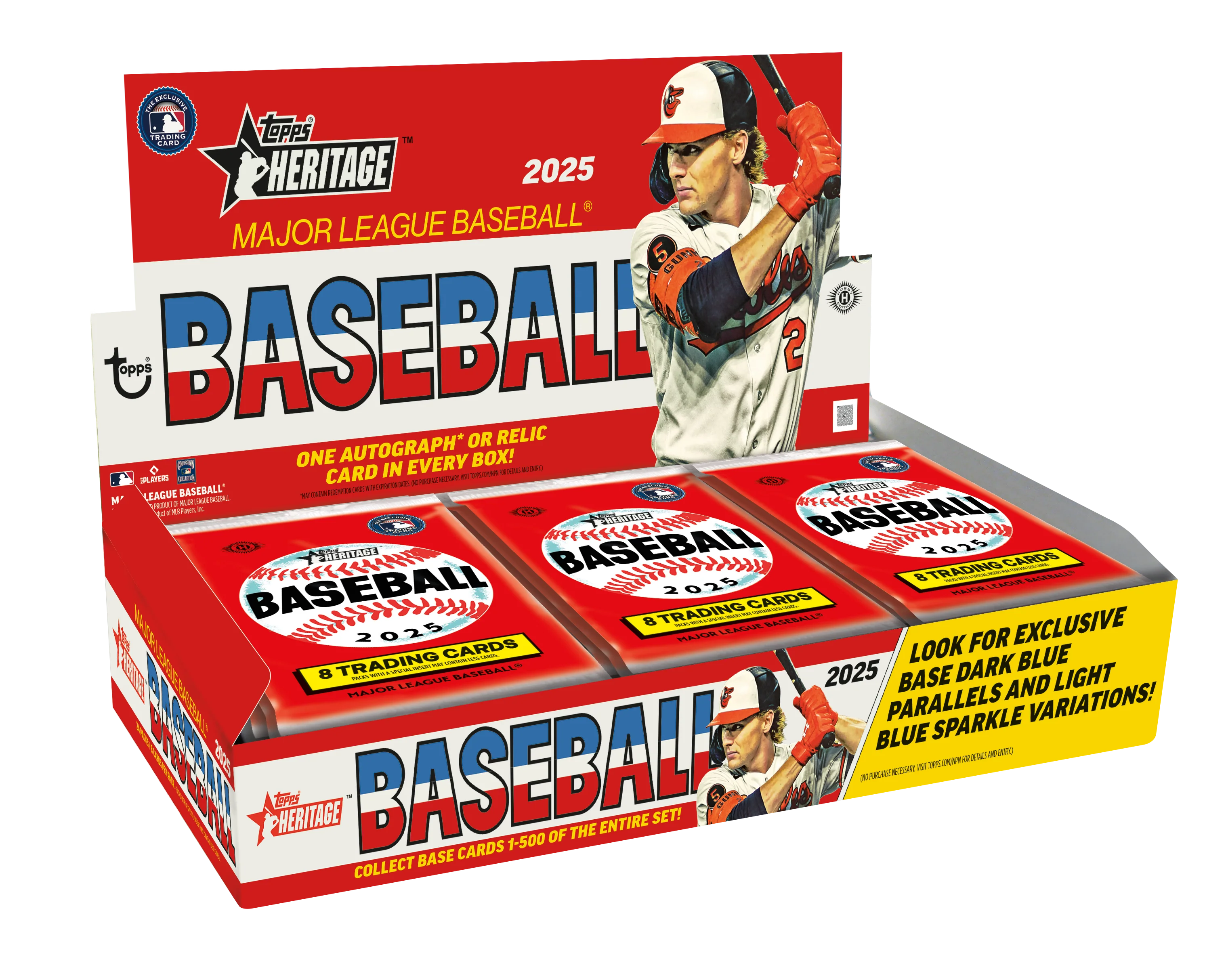 2025 Topps Heritage Baseball - Hobby Box